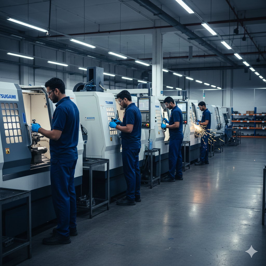 Factory and engineering environment background